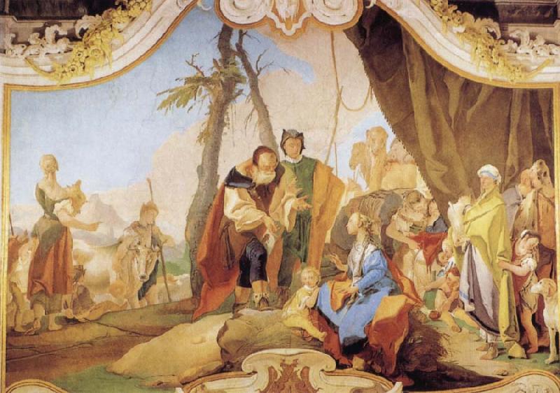 Giovanni Battista Tiepolo Rachel Hiding the Idols from her Father Laban